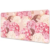 Decormat Namizna podloga Roses and hydrangeas 120x60 cm
