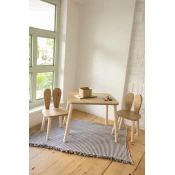 Hanah Home Deciji set Bunny Two Chair Set, Sto i 2 stolice, Bež