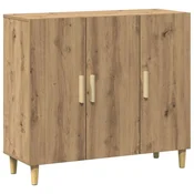 Vidaxl Komoda artisan hrast 90x34x80 cm inženirski les