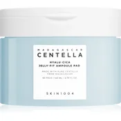 SKIN1004 Madagascar Centella Hyalu-Cica Jelly-Fit Ampoule Pad tonizirajoče blazinice za dehidrirano suho kožo 60 kos