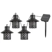XIMPU SONČNA LED SVETILKA 0,1/ČRNA/IP44/5lm RA77003