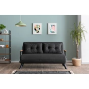 Atelier del Sofa Dvosed Sando, Na razvlacenje, Tamno-sivi