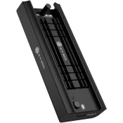 Priklopna postaja za M.2 NVMe in SATA SSD, USB 3.2 Gen2 Type-C, aluminij