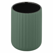 Zelena keramična skodelica za zobno ščetko Wenko Belluno