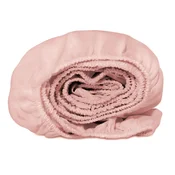 Bombažna rjuha za otroško posteljico 60x120, pastelno roza