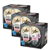 Sheba Perfect Portions s lososom za odrasle macke 3 x (3 x 75 g)