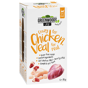 Greenwoods Joy piščančji file s teletino Varčno pakiranje: 24 x 85 g