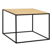Klubska mizica iz ratana v naravni barvi 60x60 cm Depok – Premier Housewares