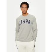 U.S. Polo Assn. Majica z dolgimi rokavi MUP2184 Siva Regular Fit