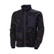 HELLY HANSEN Flis jakna PANORAMA  tamo siva / crna