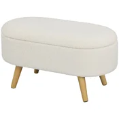 Homestar Shranjevalna klop 82x41x45 cm Bela