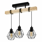 Eglo 44074 - Lestenec TOWNSHEND 3xE27/60W/230V - FSC certifikat