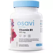 Vitamin B1, 100 mg - 120 veganskih kapsul