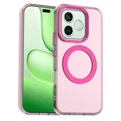 Hibridni ovitek Techsuit CandyCase MagSafe za Honor 600 Lite - pink