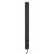 ACJ Activejet COMBO 12 socket power strip 5m black