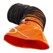 VEVOR Fleksibilna cev za zrak 76 m x 255 cm oranžna