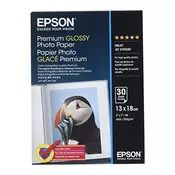 Papir EPSON Premium Glossy 13×18, 30l, 255g/m2