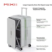 Mixi Kofer, 71.12cm, Sivo-Beli