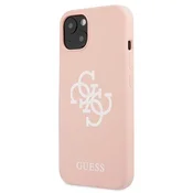 1 to 3 Guess Trdi Ovitek Za Iphone 13 Mini 5.4 Silikon 4G Logo Roza