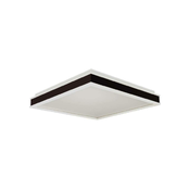 LED plafonsko svetlo 18W, 230V, 4000K, 35x35 cm, crno