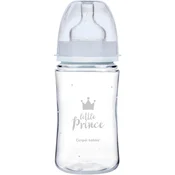 Canpol babies Royal Baby steklenička za dojenčke 3m+ Blue 240 ml