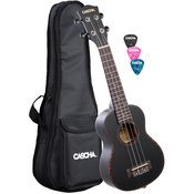 Sopran ukulele Cascha - HH 2262 Premium Mahogany, crn