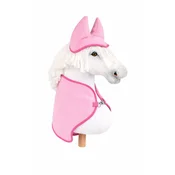 shumee Komplet Hobby Horse A3: flis preproga + glušniki - svetlo roza