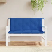 Jastuci za vrtnu klupu 2 kom plavo 120x50x7 cm tkanine Oxford