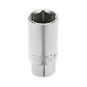 HOEGERT HT1A779 Natični ključ, heksagonalni, za svečke, 3/8, 16 mm, CrV