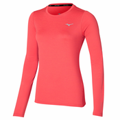 Mizuno IMPULSE CORE LS TEE, ženska tekaška majica, roza J2GAA722