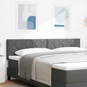vidaXL Vzglavje Temno siva 180 cm blago