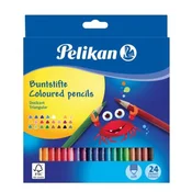 Pelikan trikotne tanke barvice 24 kosov