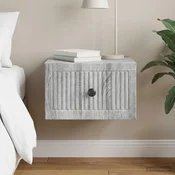Nocni ormaric za montažu na zid Siva sonoma 33 x 34,5 x 20 cm