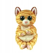 TY Plišasta žival Beanie Babies, Muca, Zlata, Mango, višina 15 cm 1 kos.