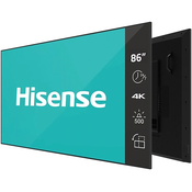 Hisense digital signage zaslon 86DM66D 86 / 4K / 500 nits / 60 Hz / (24h / 7 dni)