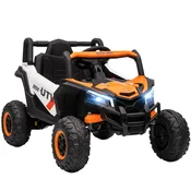 Homestar Električni avto na daljinsko upravljanje za otroke 96x61x56 cm oranžen