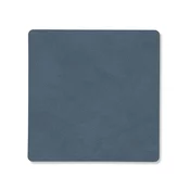 Podstavek za kozarce SQUARE NUPO 10 x 10 cm, temno modra, usnje, LIND DNA