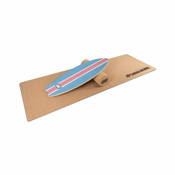BoarderKING Indoorboard Wave, daska za ravnotežu, podloška, ??valjak, drvo / pluta, plava