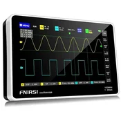 FNIRSI 1013D Digitalni osciloskop tablični s 7 TFT LCD zaslonom na dotik, dvokanalni, 100 MHz