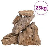 Vidaxl Zmajev kamen 25 kg mešane barve 10-30 cm