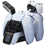 MG Charging Station V2 polnilec za PS5, bela