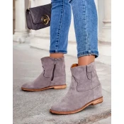 Resti cowboy-style boots on a covered wedge Patorias