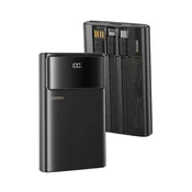 Remax Power Bank FC-03 LED Light PD20W + QC22.5W 10000mAh, Crni