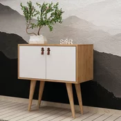 Hanah Home Komoda Rebecca 80x80x40cm Hrast-Bela