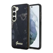 Guess Etui Guess Golden Marble Collection S23+ - črne