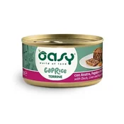 OASY Caprice s piščancem, jetri in zelenjavo - mokra hrana za mačke, 85g