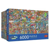 Trefl - Puzzle Spy Guy: Iskanje in iskanje mestnega odmora - 6 000 kosov