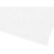 Samolepilna penasta guma Moosgummi z bleščicami 20x30 cm - bela (2 kosa)