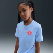 Nike Erling Haaland Academy Older Kids Dri-FIT Short-Sleeve Football Top - Blue - Polyester