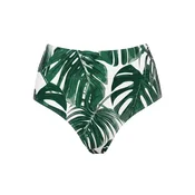 SugarShape Bikini hlačke Monaco smaragd/bela